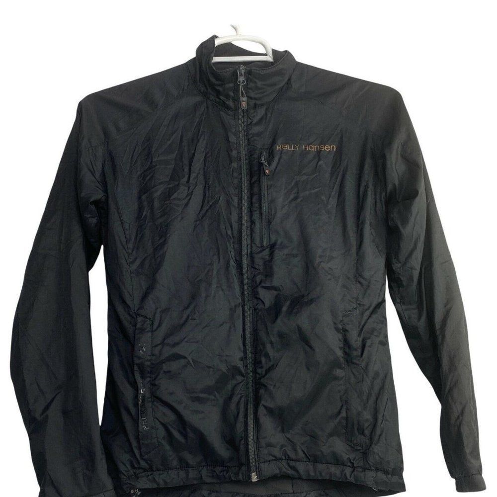 Helly Hansen Odin Full Zip Black Jacket Women's S With Packable Pocket